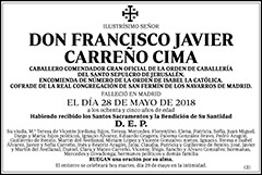 Francisco Javier Carreño Cima